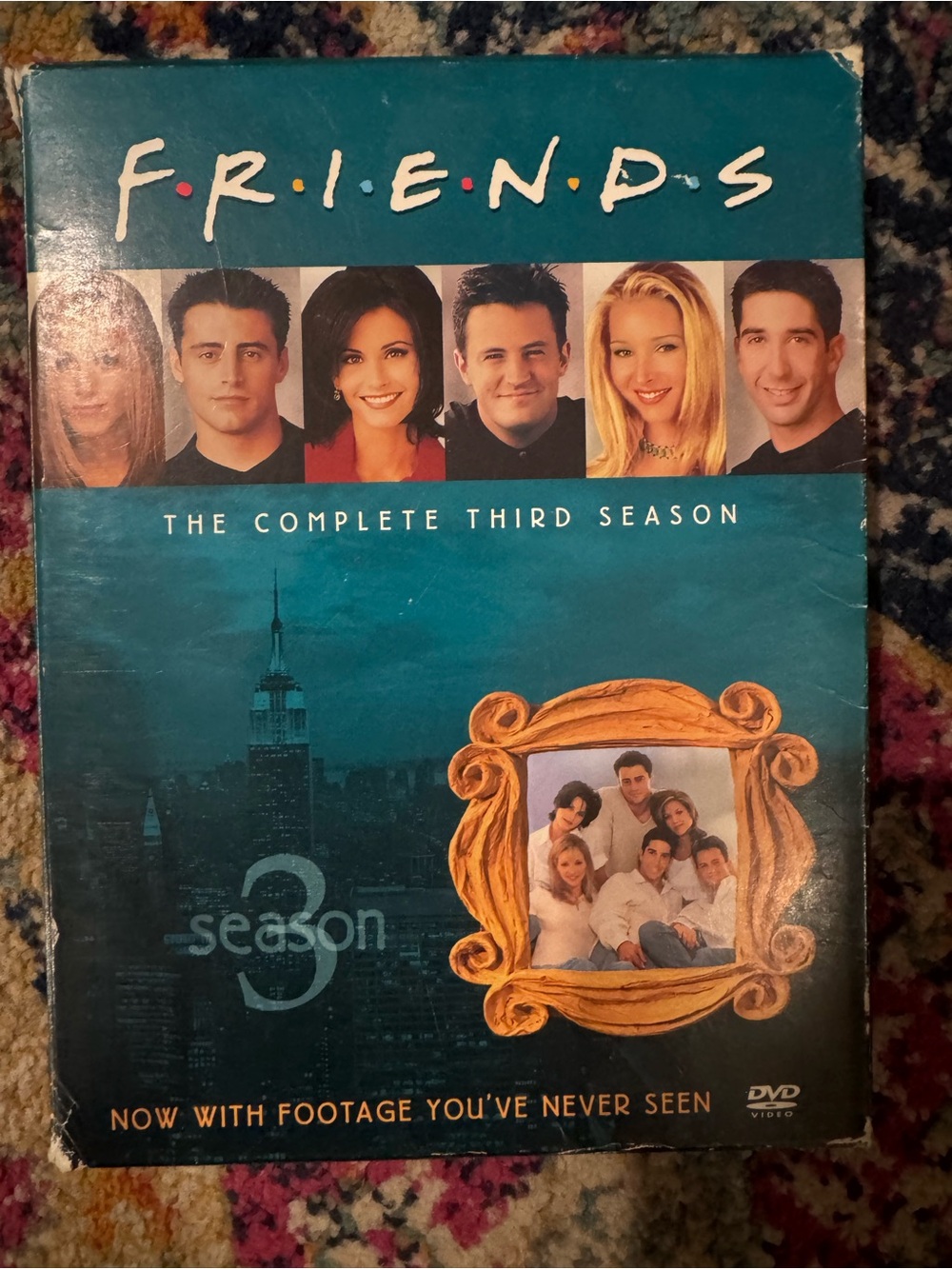 FRIENDS Complete Third Season DVD Set — Teal Blue Cover